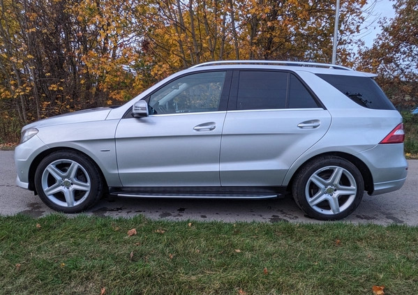 Mercedes-Benz ML cena 89900 przebieg: 181000, rok produkcji 2012 z Nekla małe 191